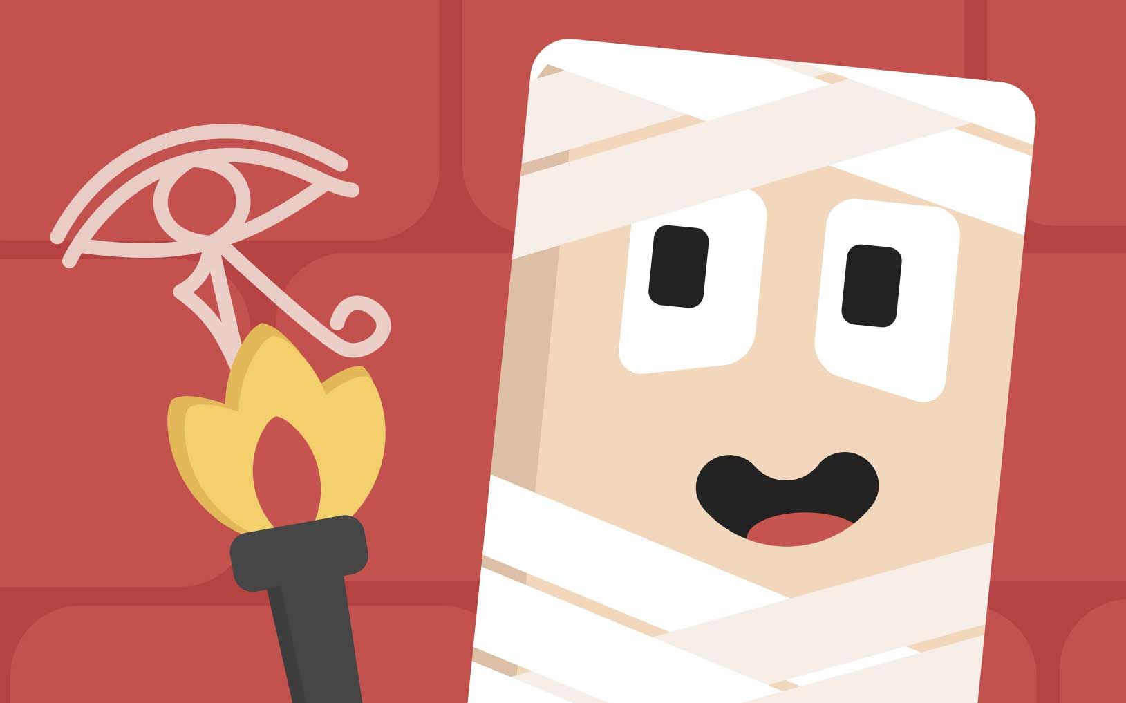 Чунга в виде мумии