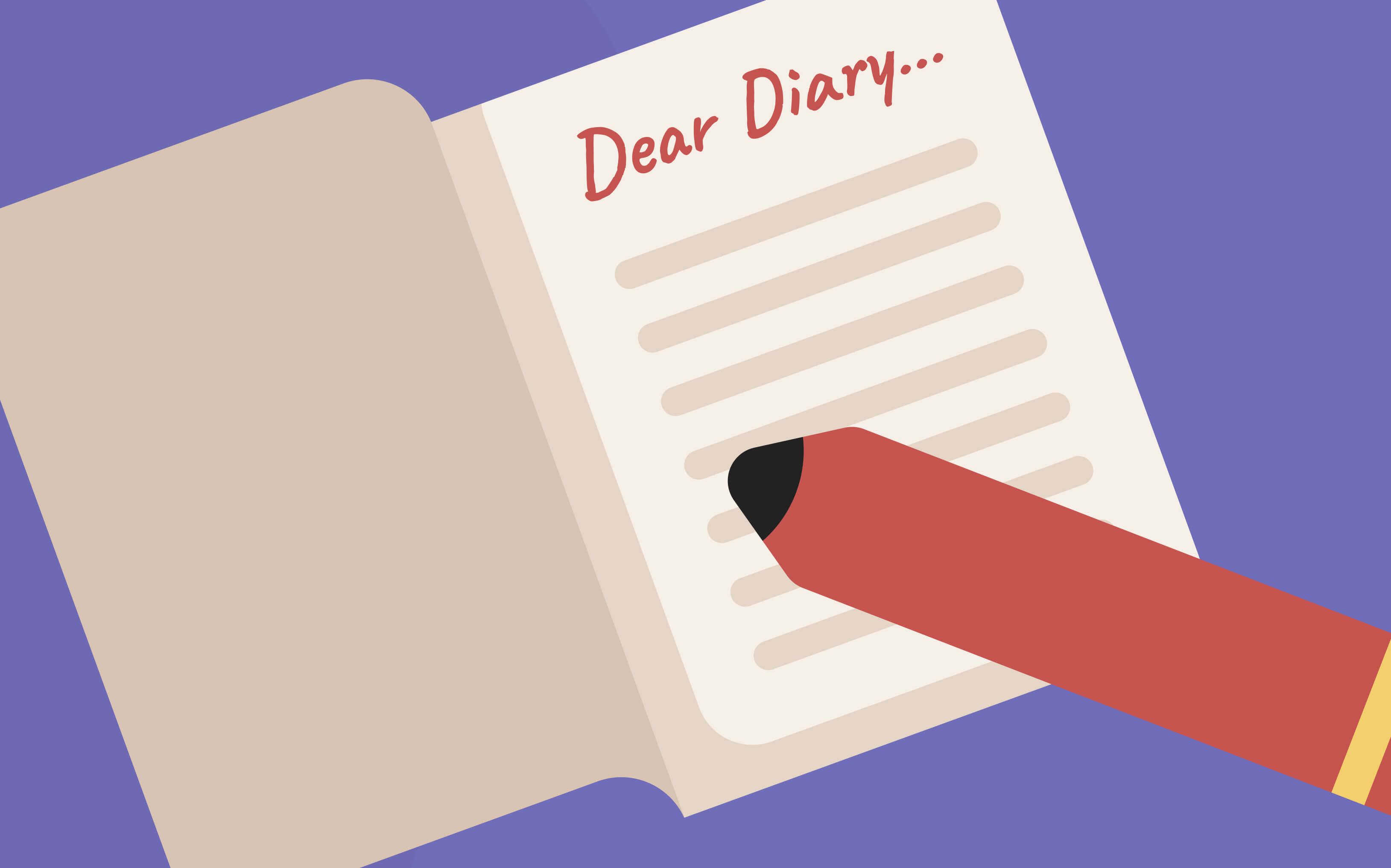 Иллюстрация языкового дневника