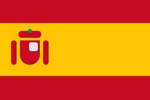 Упрощённый флаг Испании