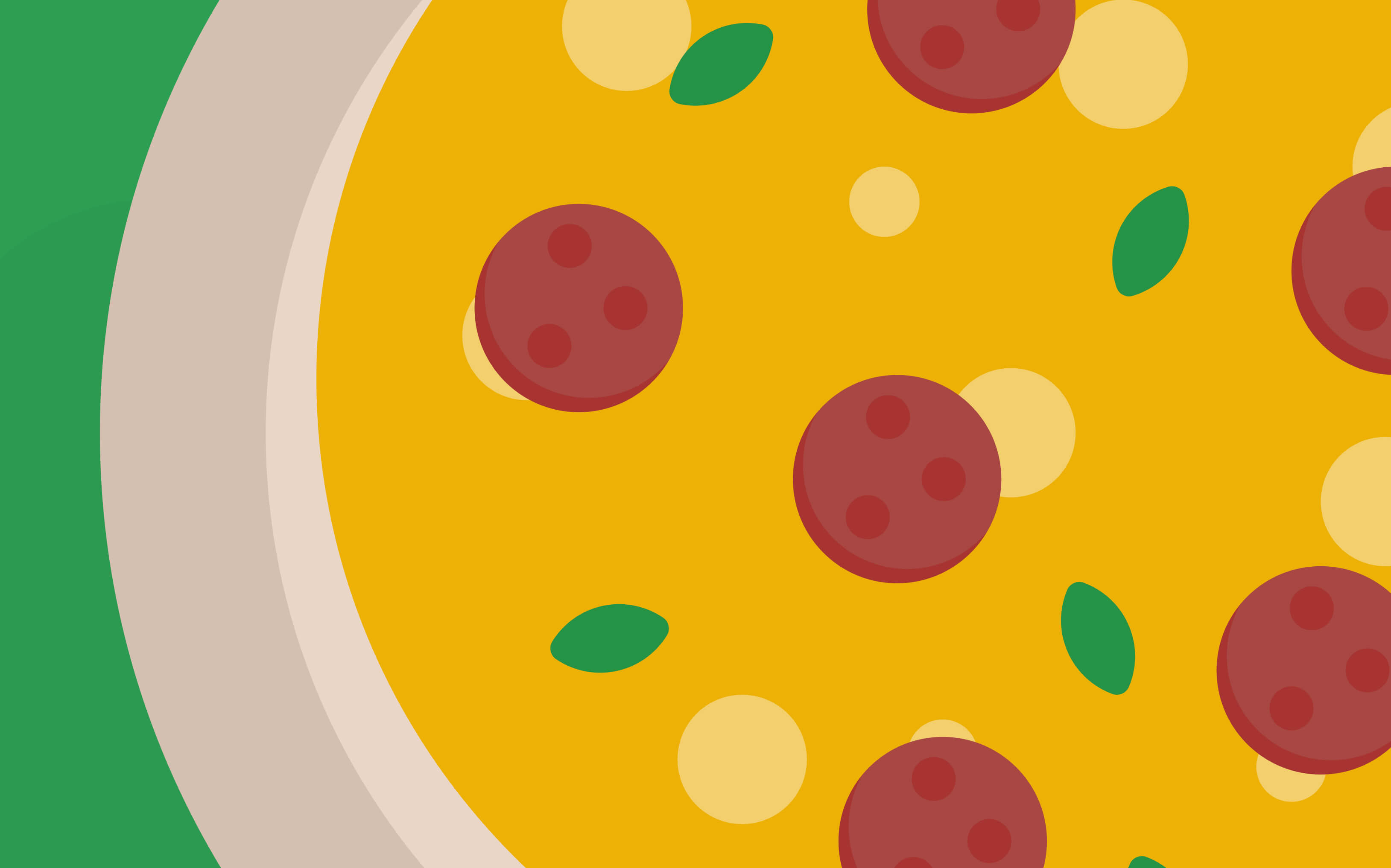 Иллюстрация пиццы в стиле ЛингоЧунга