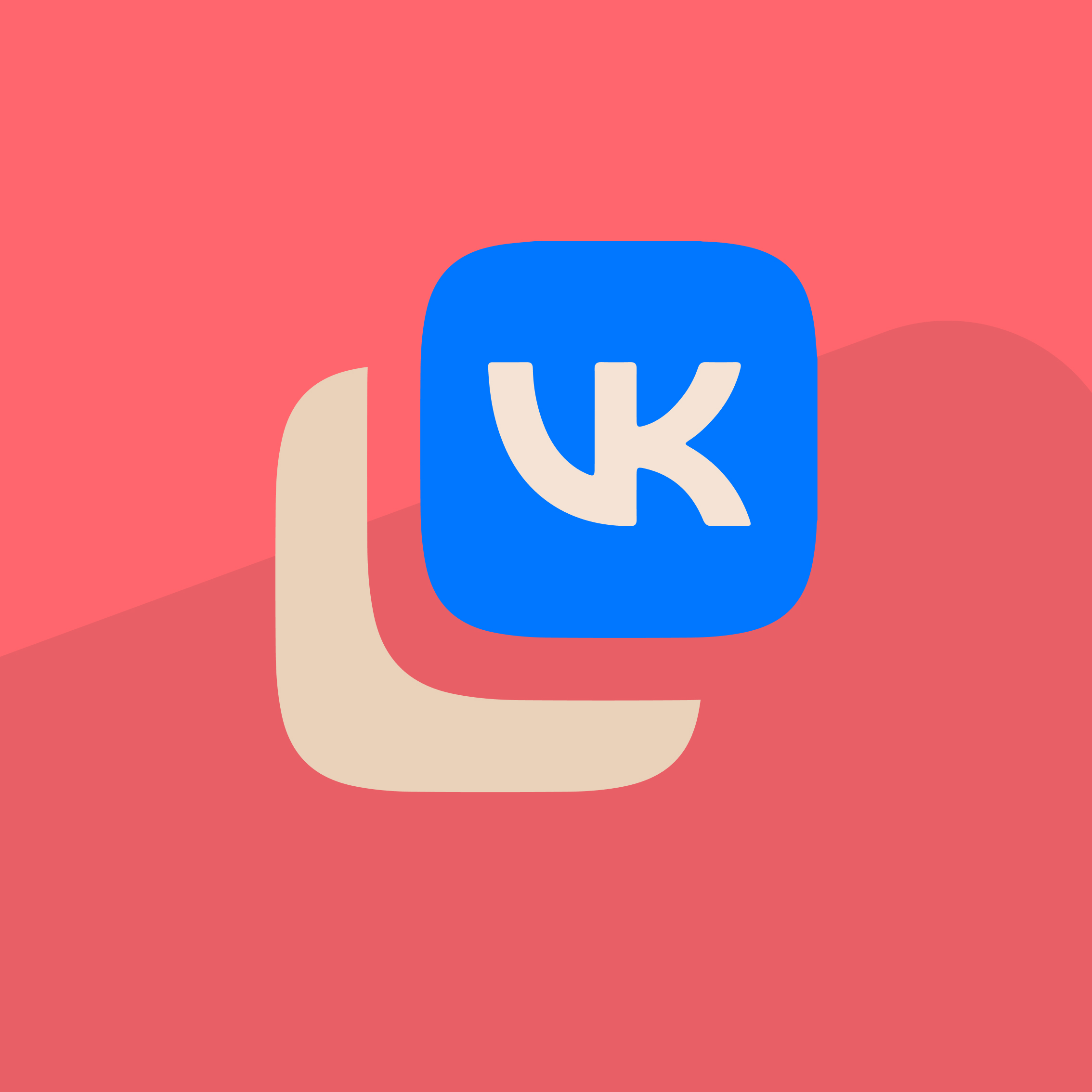 Иконка Вконтакте в стиле ЛингоЧунга