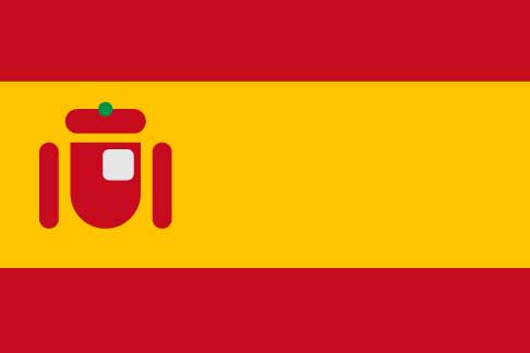 Упрощённый флаг Испании